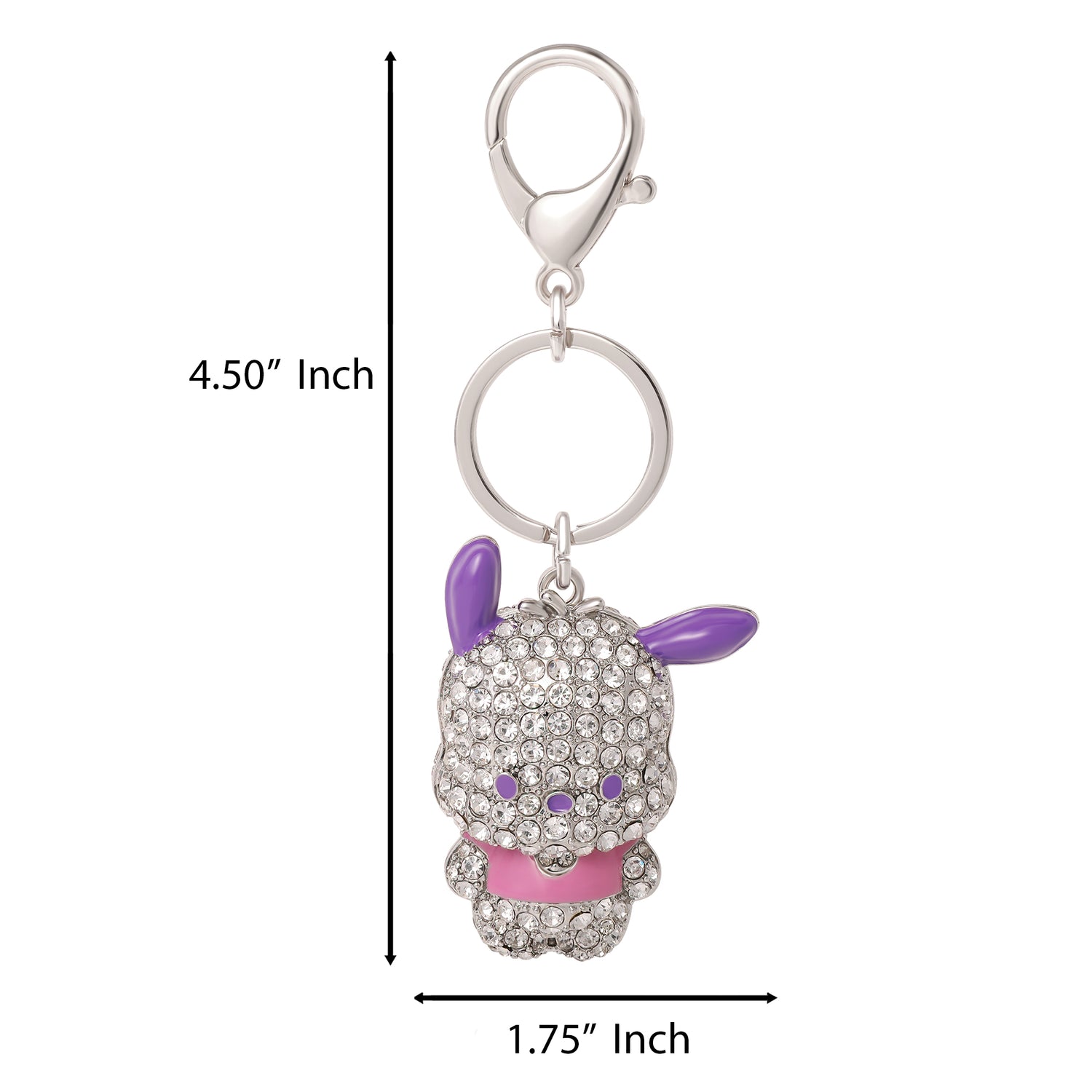 Pochacco Pavé Keychain Bag Charm – Officially Licensed Sanrio