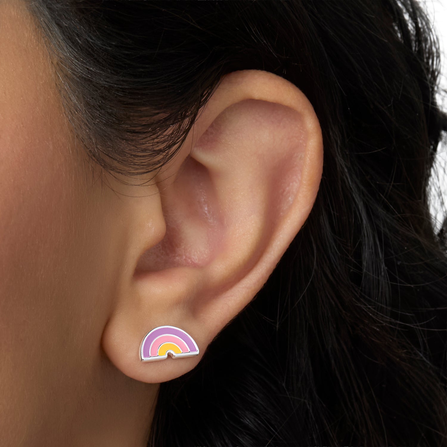 Hello Kitty Stud Earrings Set for Women, 2 Pairs, Sanrio Studs