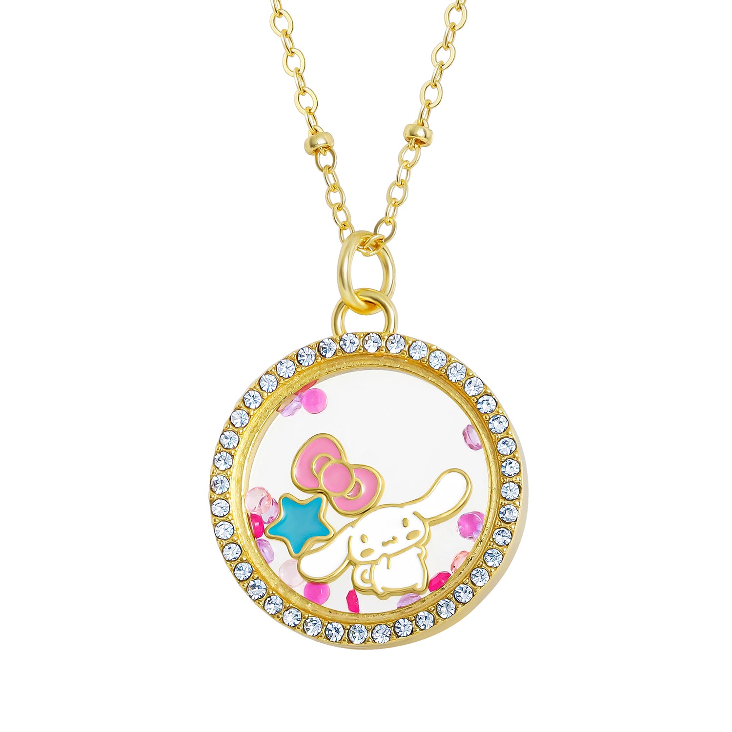 Sanrio Cinnamoroll Necklace Official License, Shaker Pendant