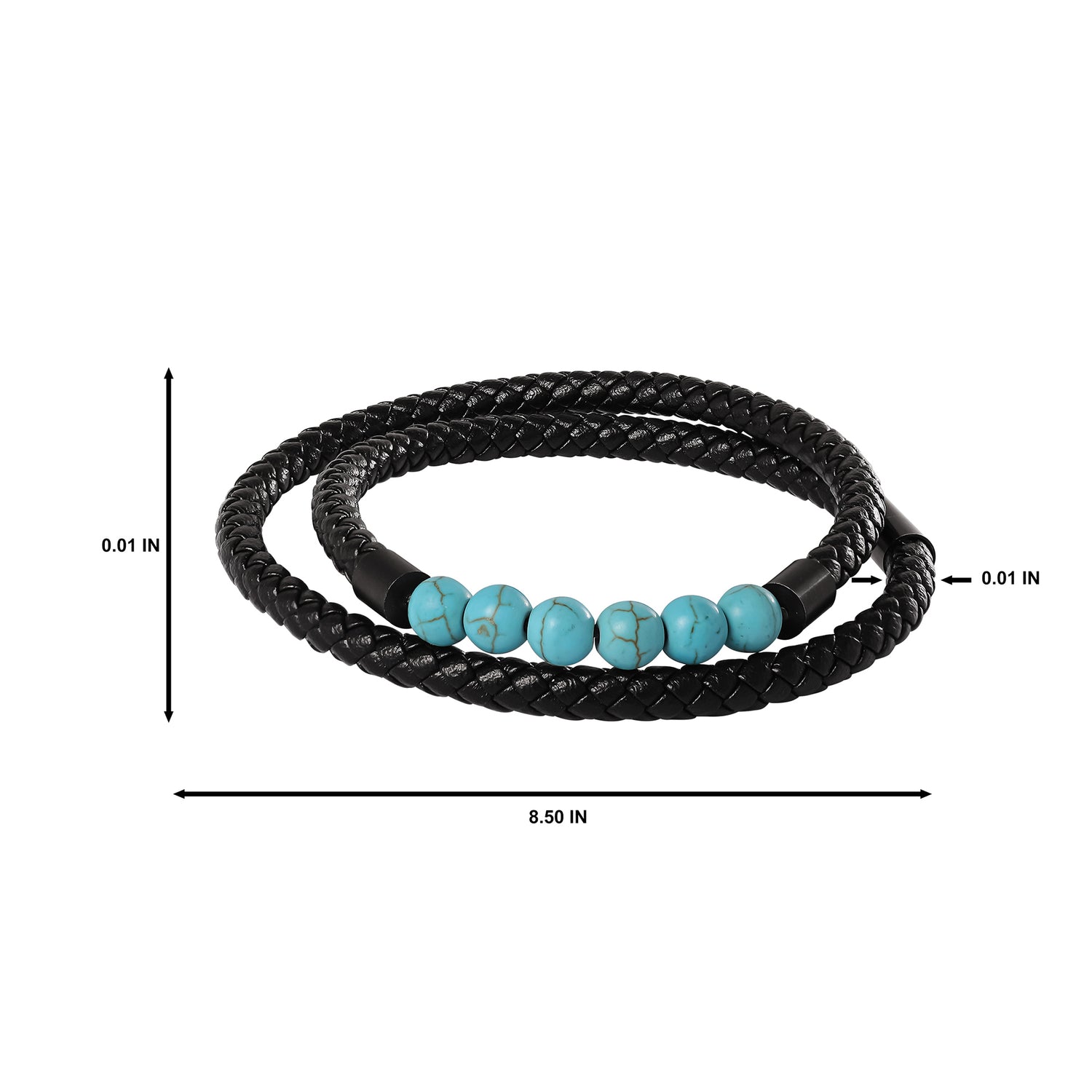 Lucky Brand Turquoise Beaded Bracelet - 16.5''