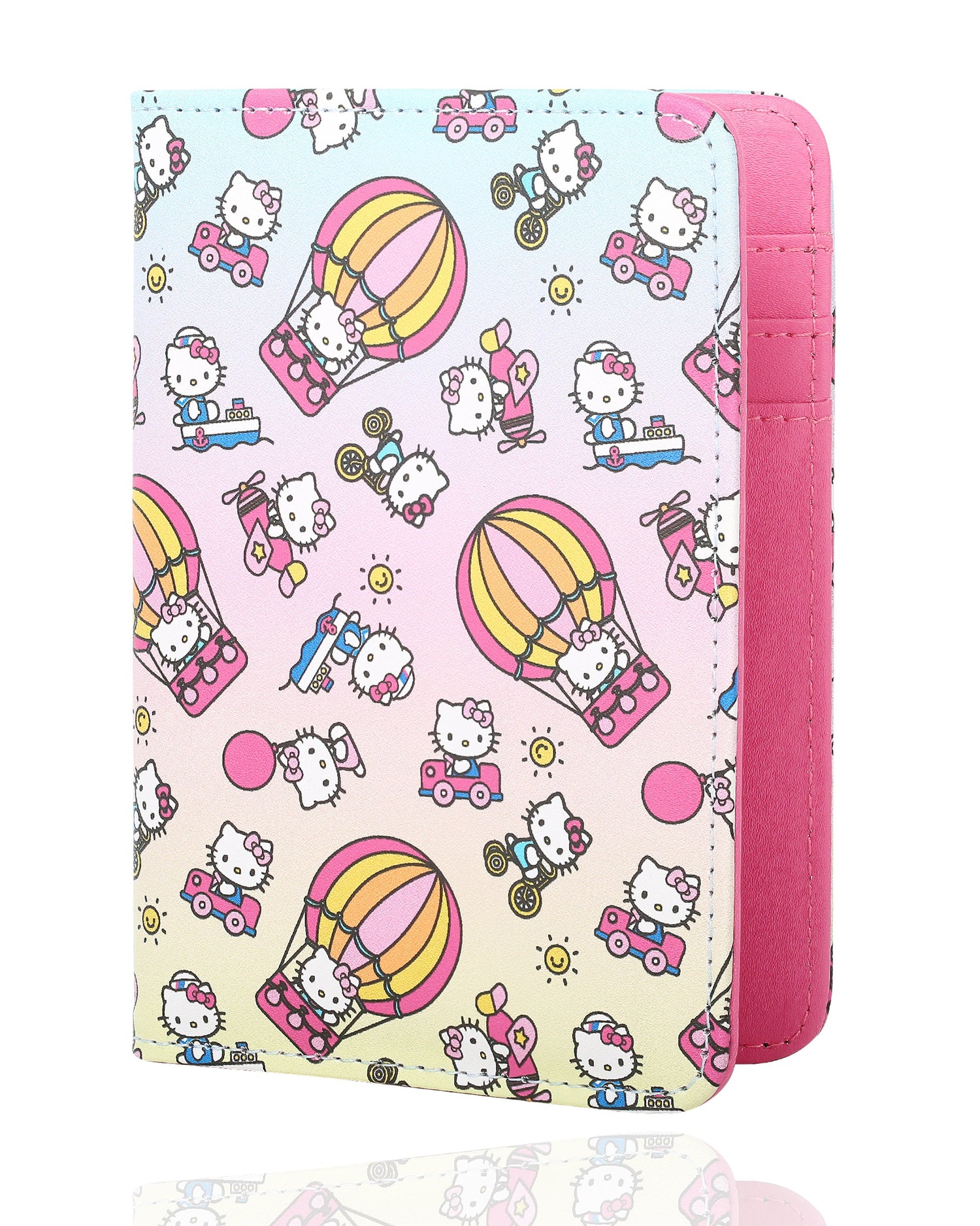 Hello Kitty Travel 3-Piece Set with Passport Holder, Bag Tag, and Luggage Strap, Sanrio Travel Accessories Official License