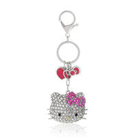 Hello Kitty Crystal Cluster Pavé Bag Charm Keychain – Officially Licensed Sanrio