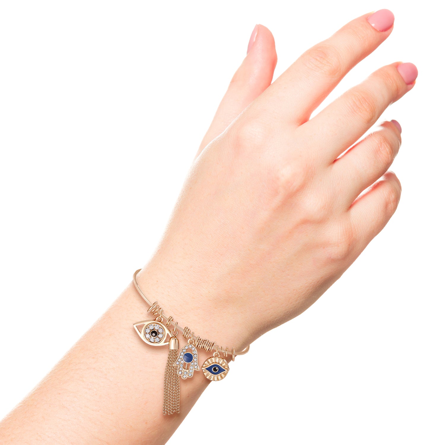 Jessica Simpson Evil Eye Collar Bracelet