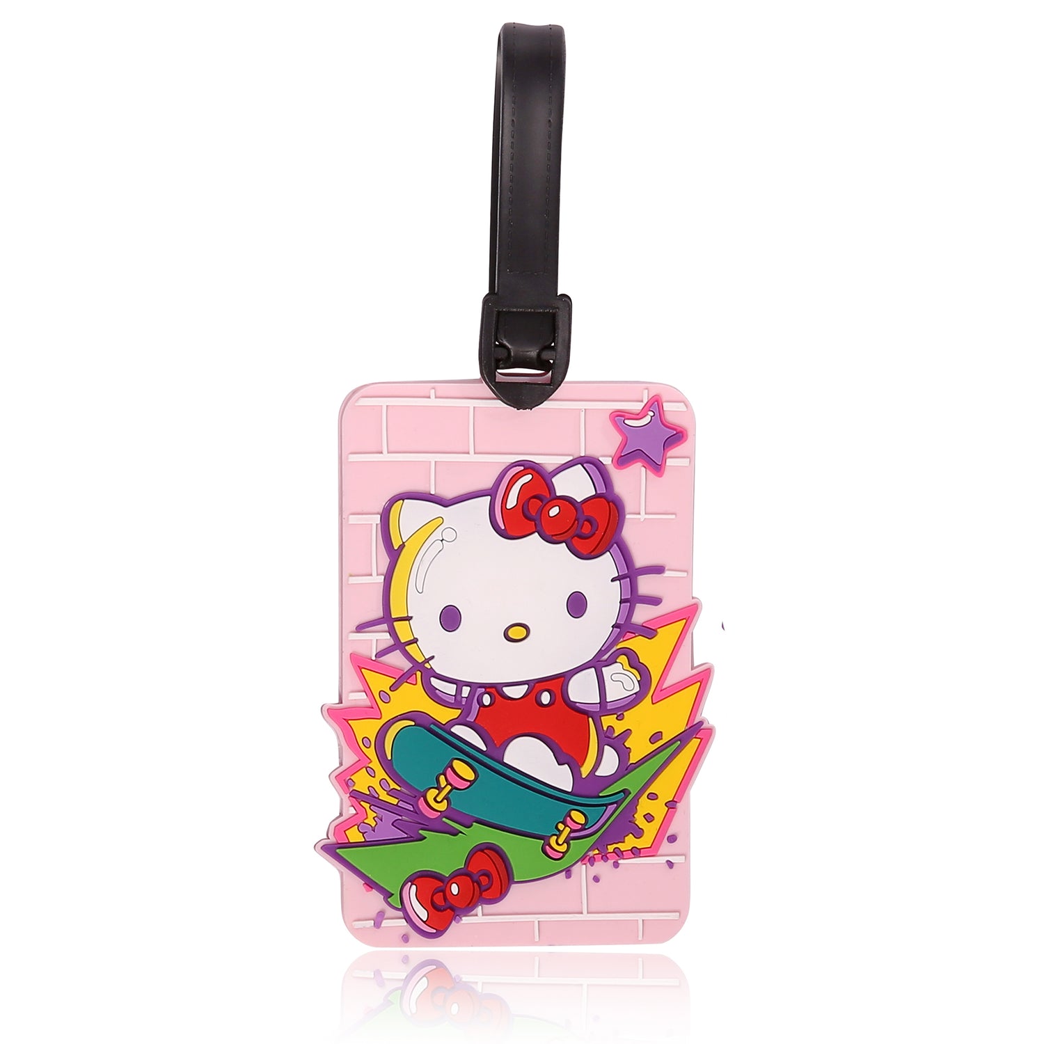 Hello Kitty Luggage Tag for Suitcases 4-Pack, Cute Luggage Tags, Sanrio Gifts for Travel
