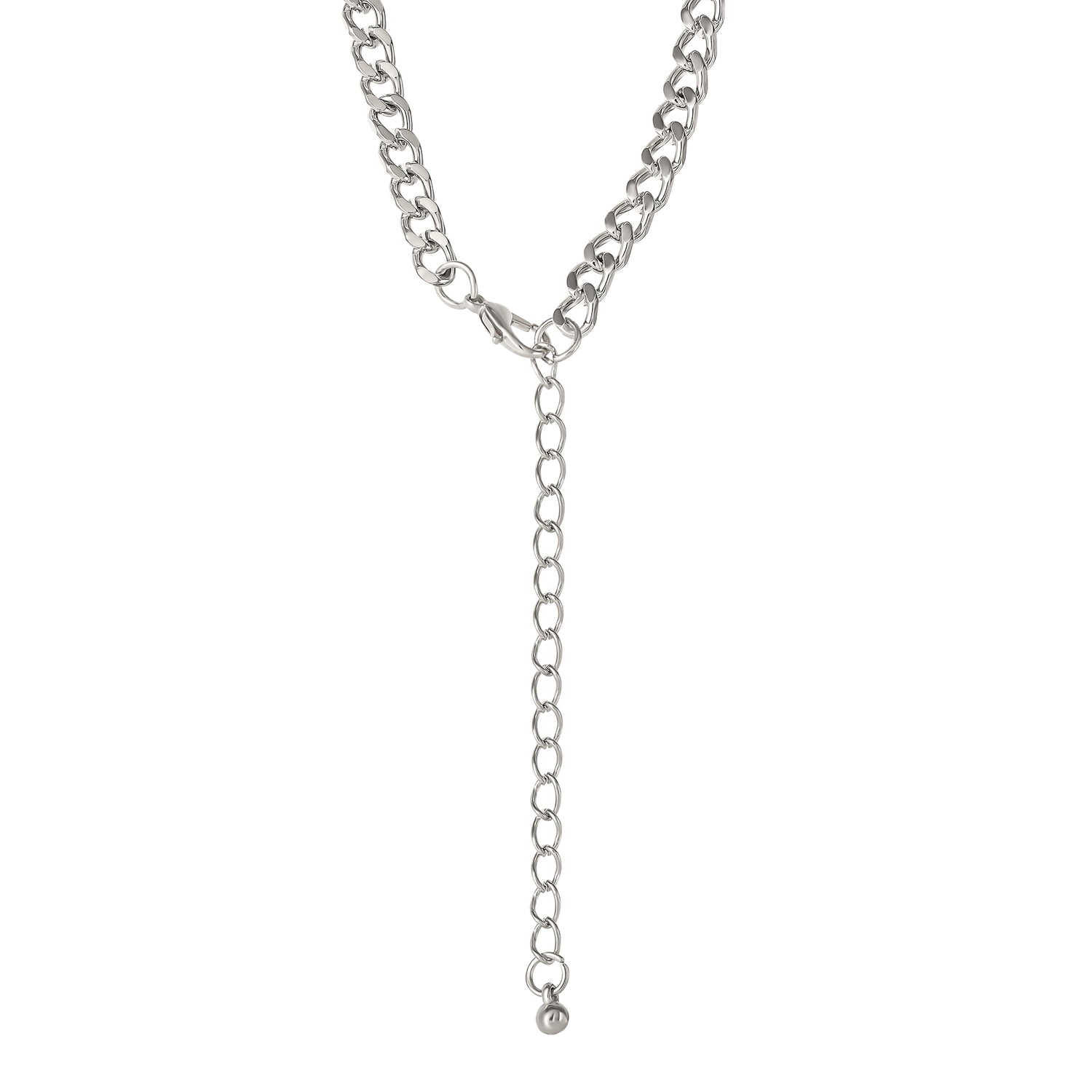 JS Jessica Simpson Heart Pendant Necklace for Women 16" Silver Tone
