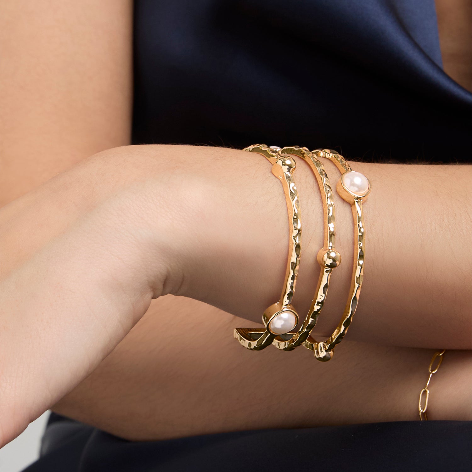 Pearls Cuff Bracelet