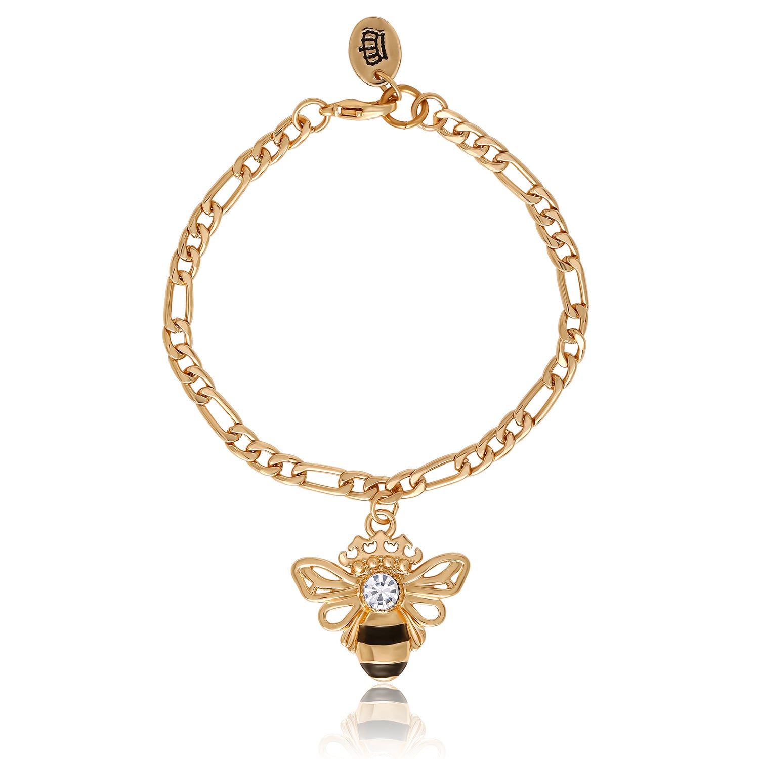 Juicy Couture Gold-Tone Charm Bracelet Duo - Ladybug & Bee