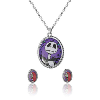 Disney FASHION NBC 18+3" NECKLACE AND STUD EARRINGS SET