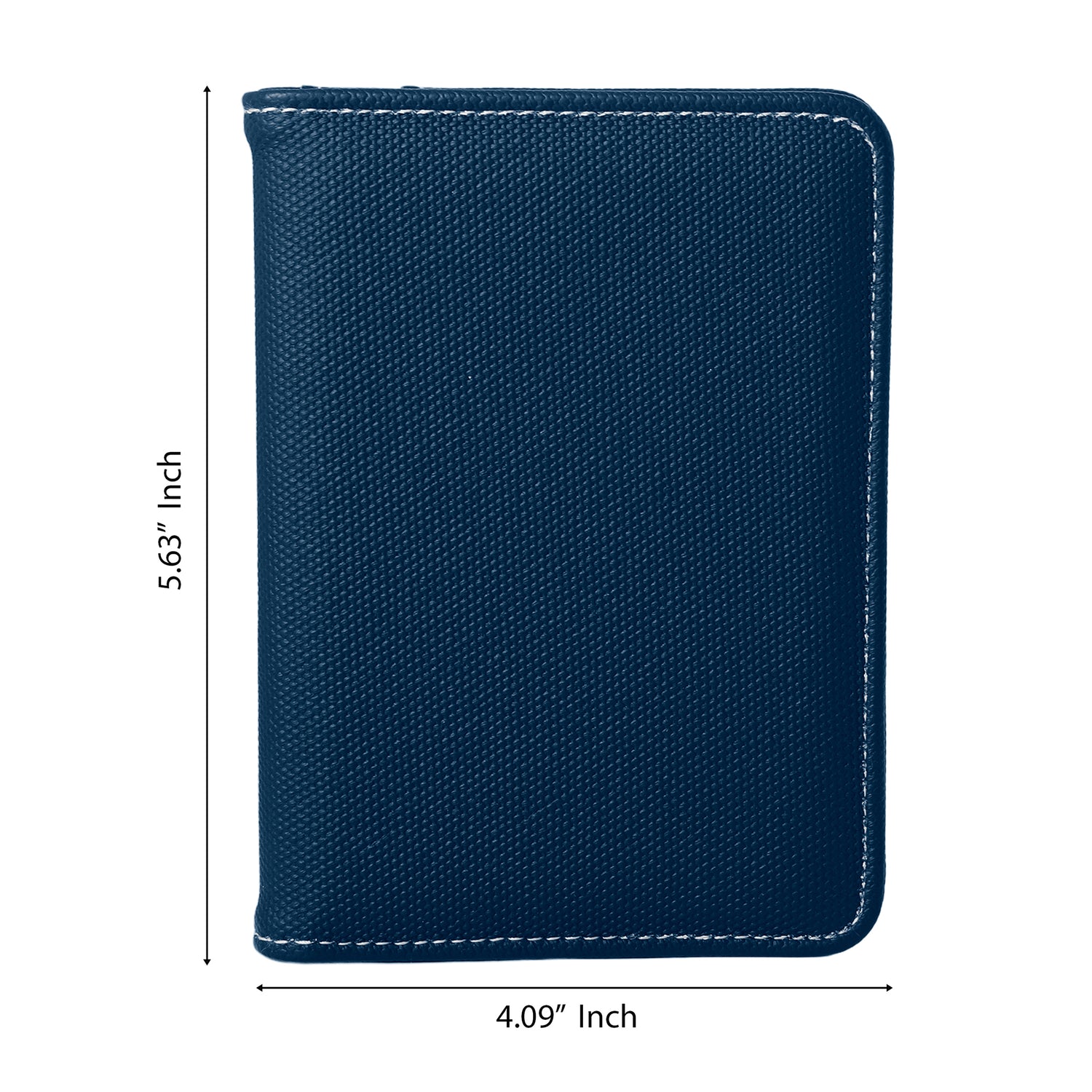 Lands' End Passport Holder for Travel, Passport Cover for Men and Women, Travel Folio (Navy) - Navy