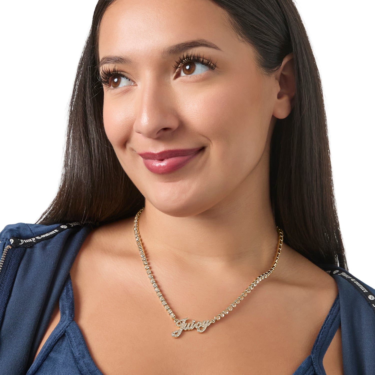 Juicy Couture Script Logo Chain Necklace