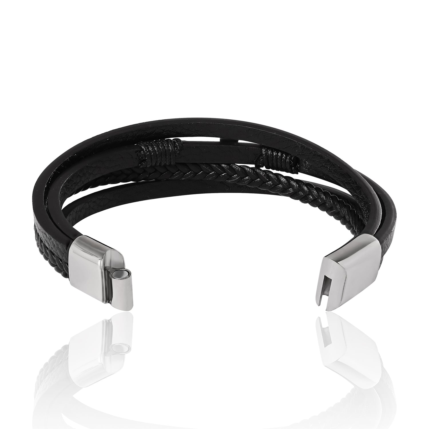 Lucky Brand 4 Row Cross Bracelet - 8.5''