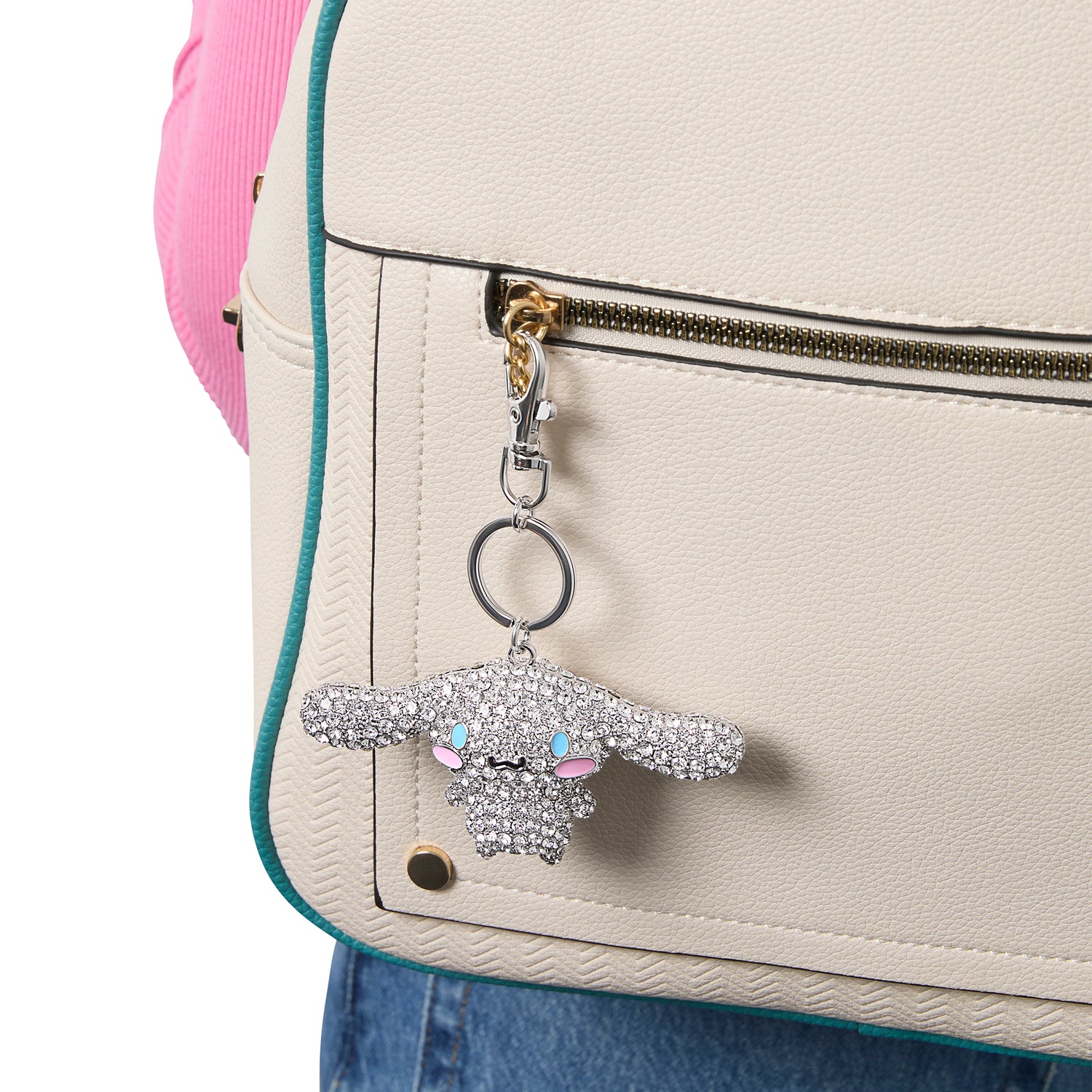Cinnamoroll Pavé Keychain Bag Charm – Officially Licensed Sanrio
