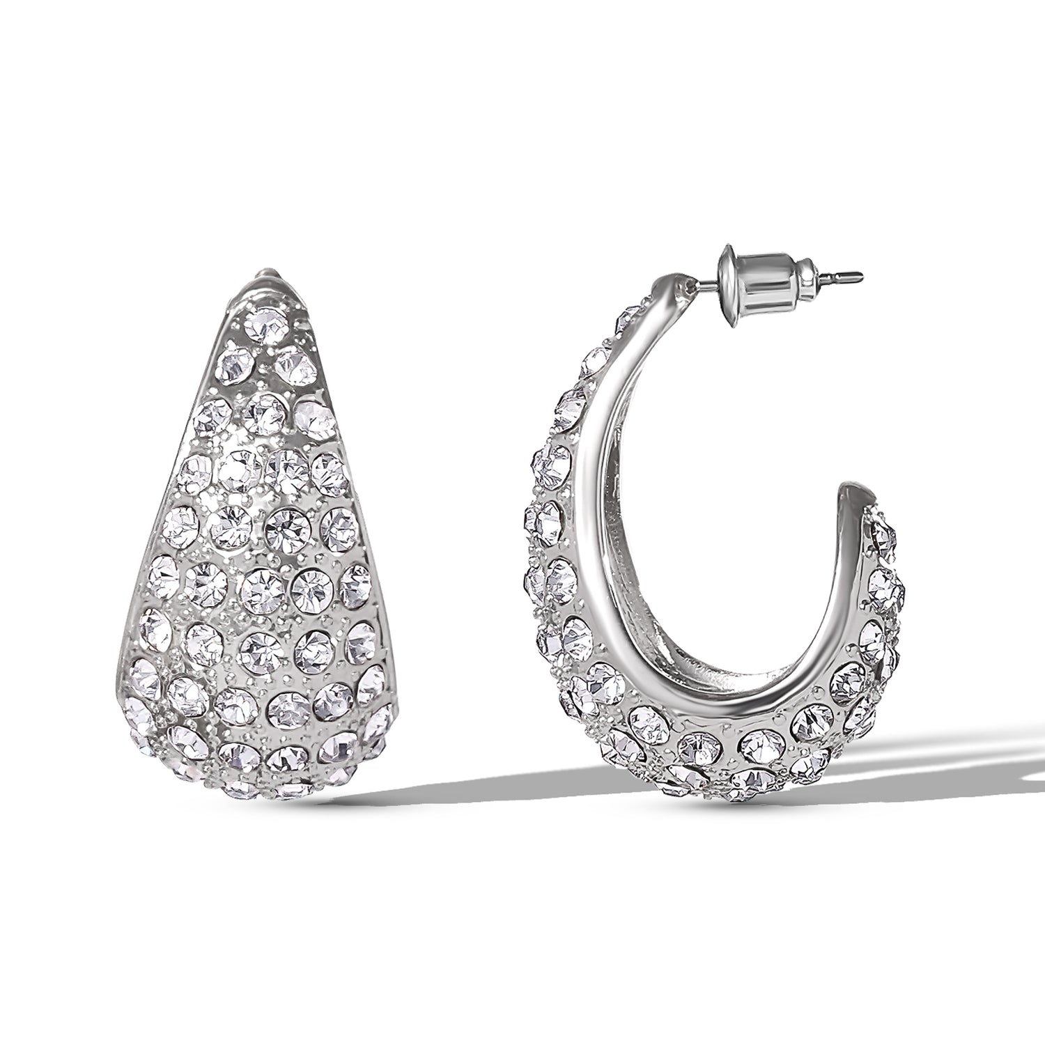 Jessica Simpson Pave Teardrop Earrings