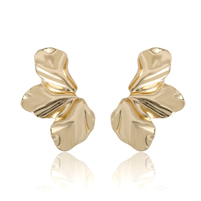 BCBG Gold-Tone Leaf Statement Earrings