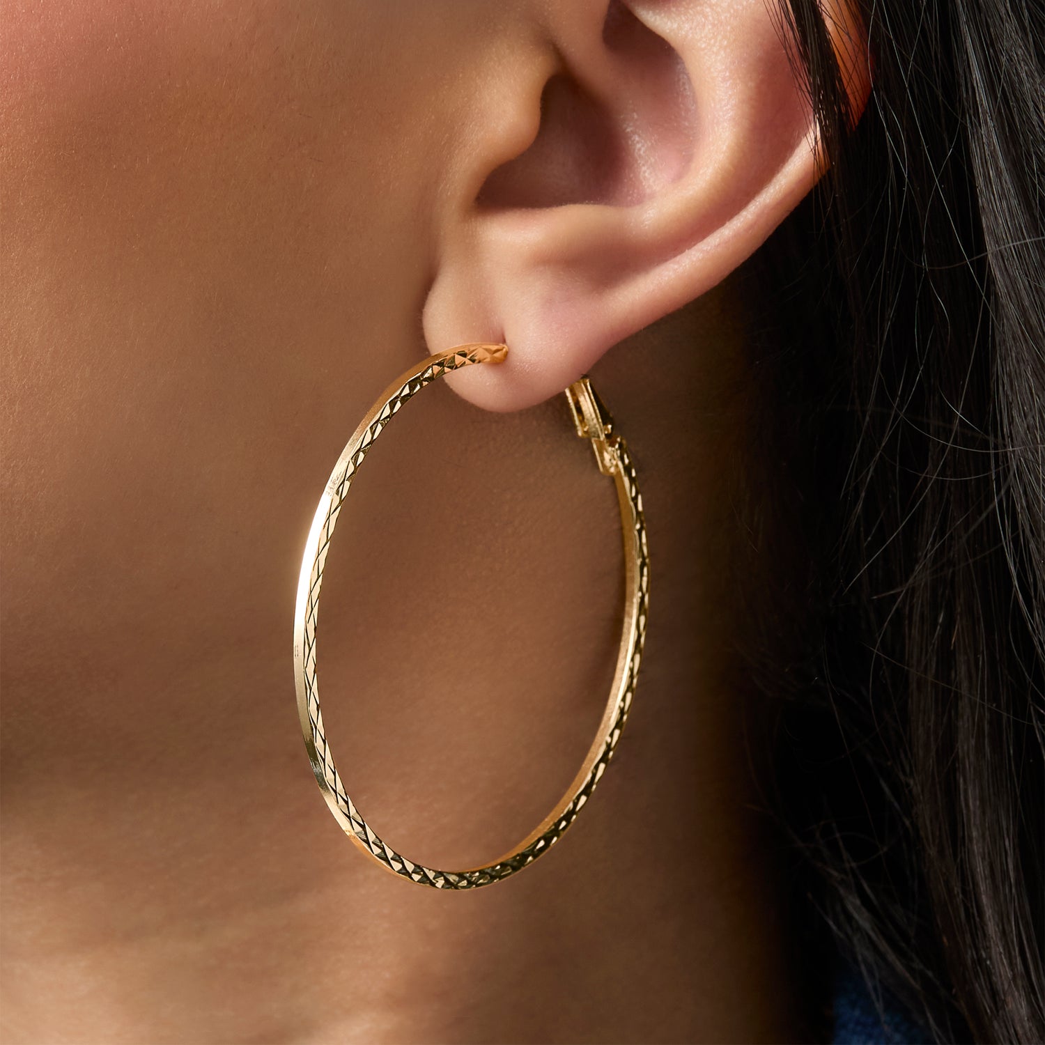 Jessica Simpson Mixed Metal Hoop Earring Set in Gold & Silver-Tone