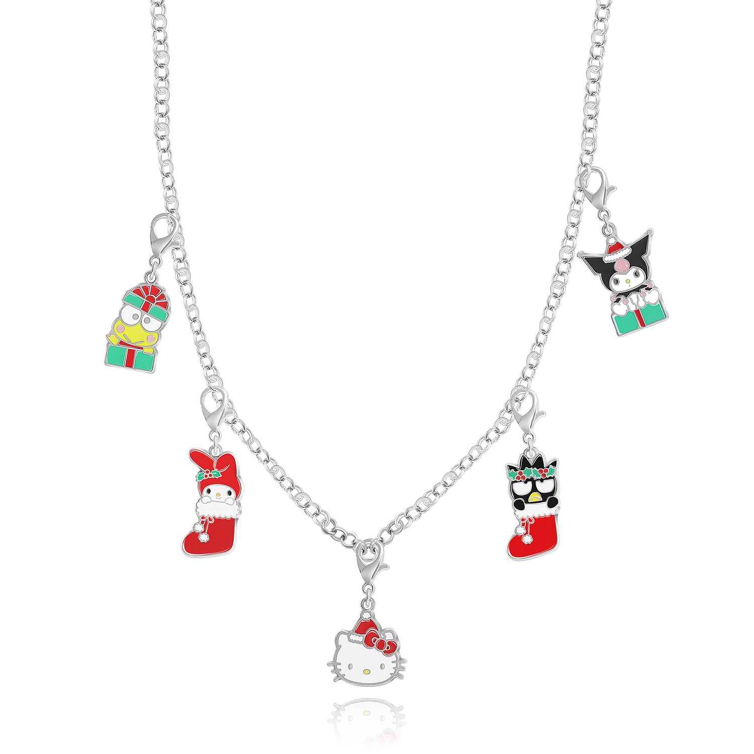 Hello Kitty and Friends Necklace, Bracelet, and 12 Sanrio Charms Advent Set - Official License Jewelry Advent