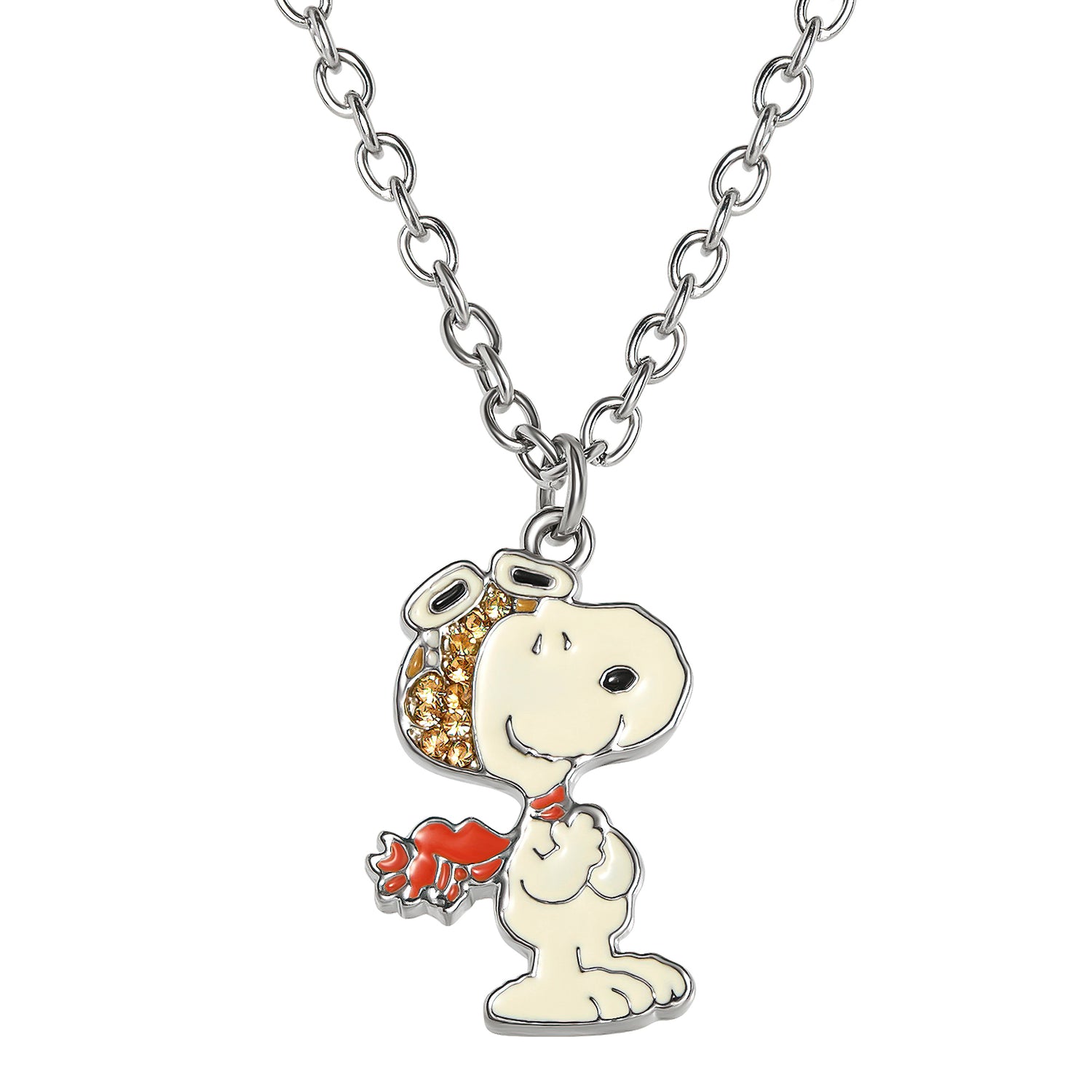 Peanuts Flying Ace Snoopy Necklace for Women Official License