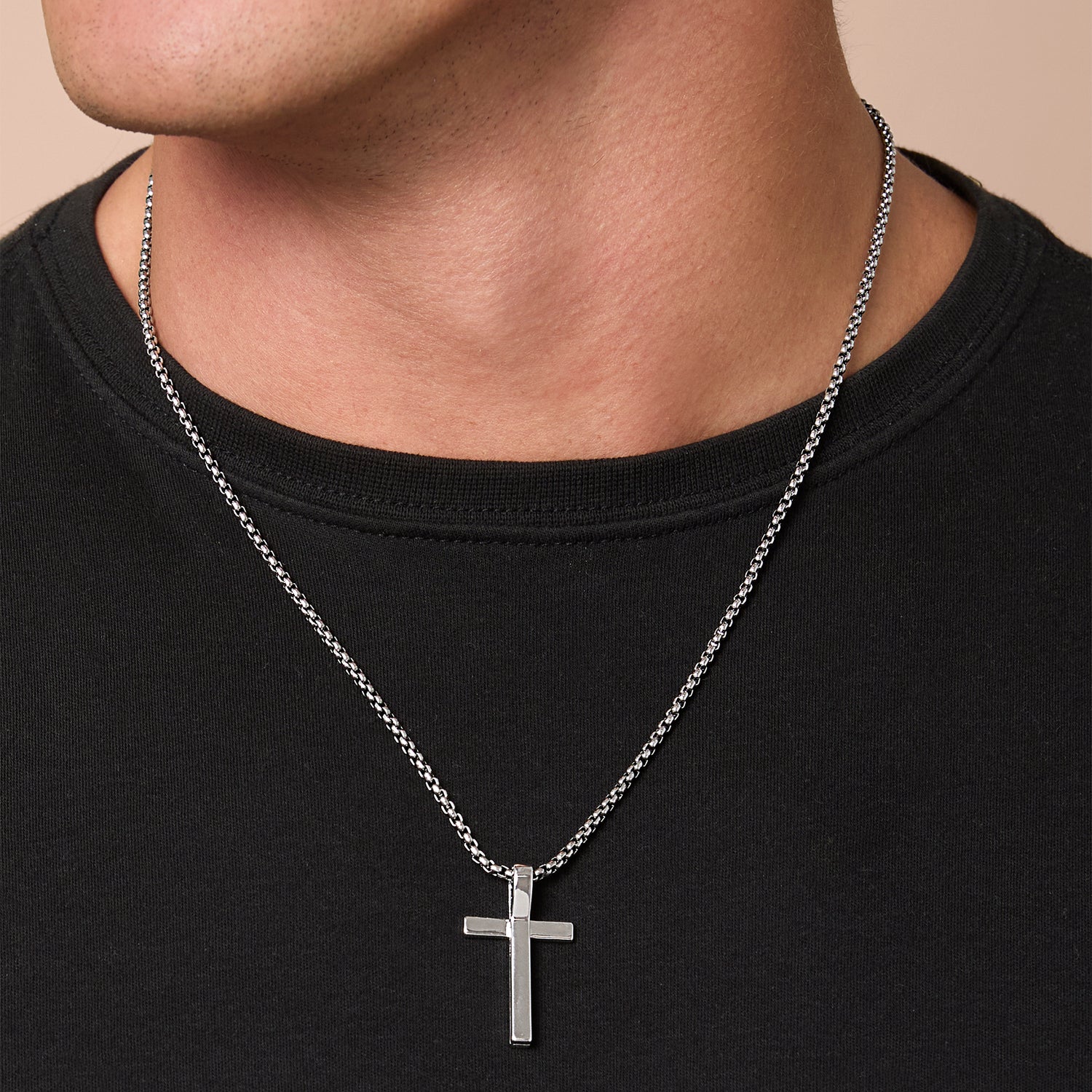 Lucky Brand Cross Pendant Necklace - 22''