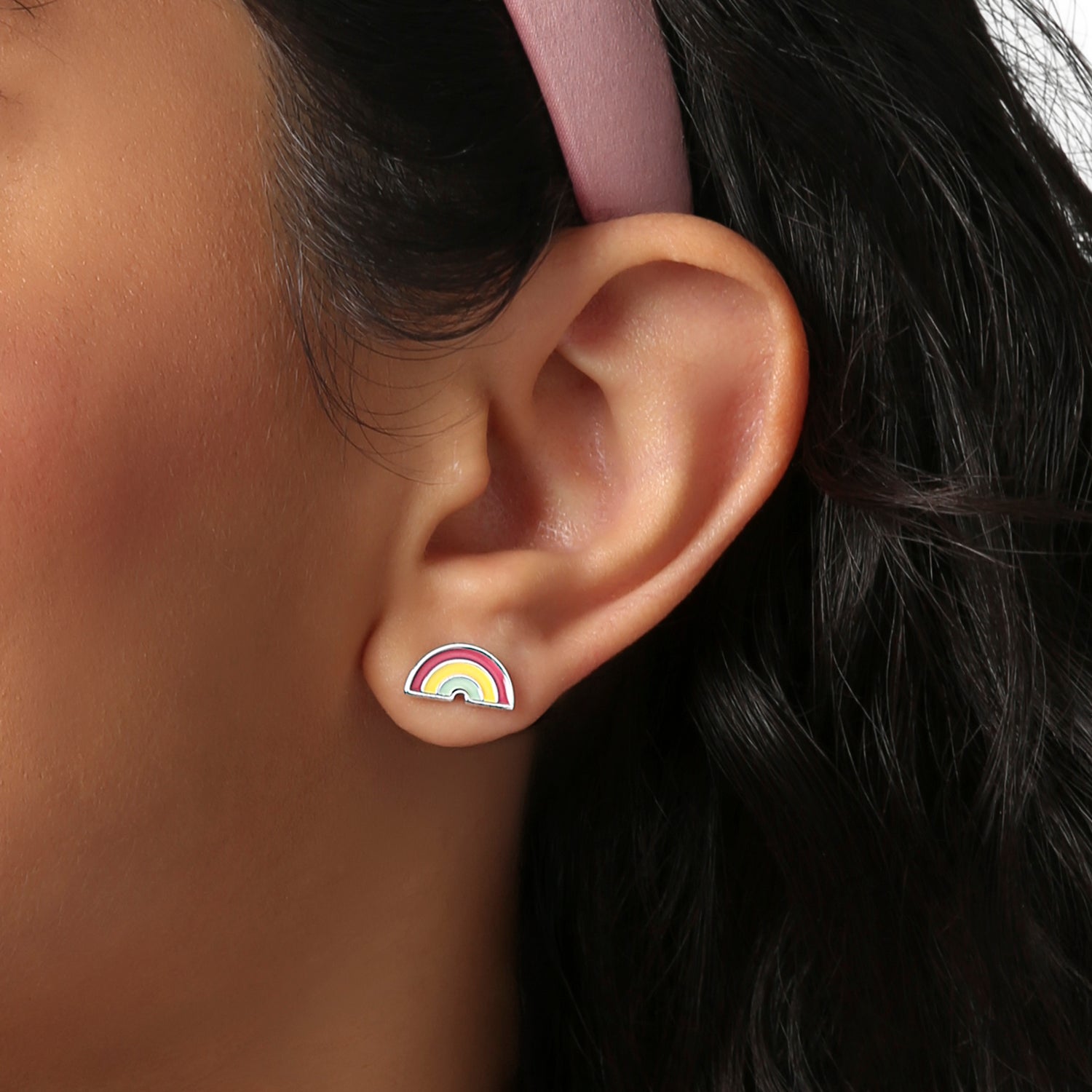 Hello Kitty Stud Earrings Set for Women, 3 Pairs, Sanrio Studs