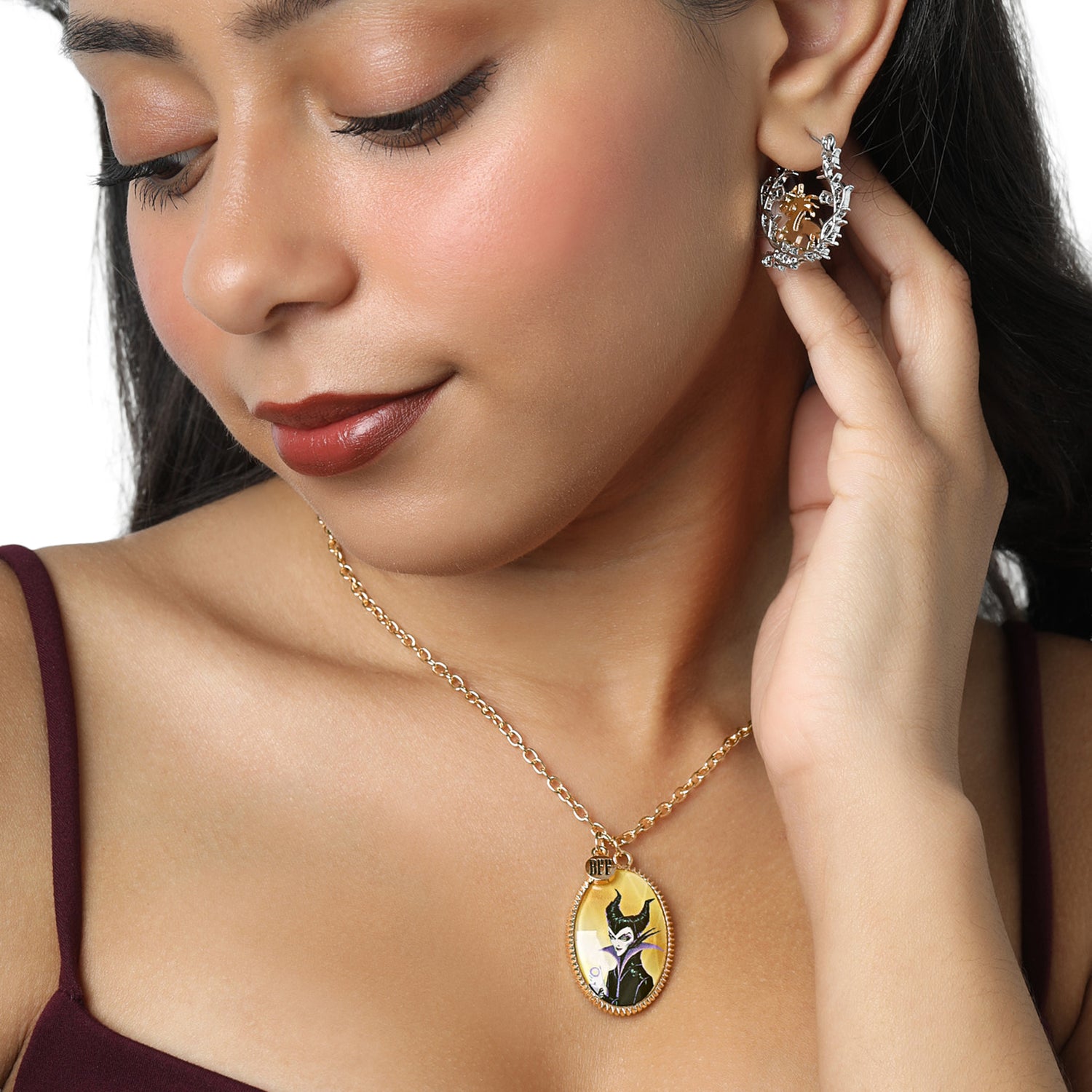 Disney Villains Earrings for Women Official License, 6-Pack
