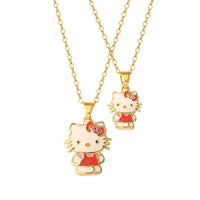 Hello Kitty Mommy and Me Necklaces Set of 2, 16"+2"