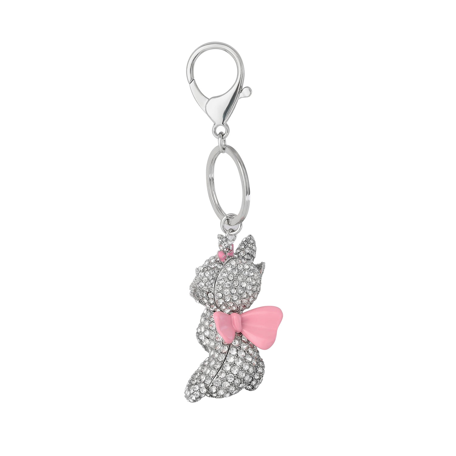 Aristocats Marie Crystal Pavé Bag Charm Keychain – Officially Licensed