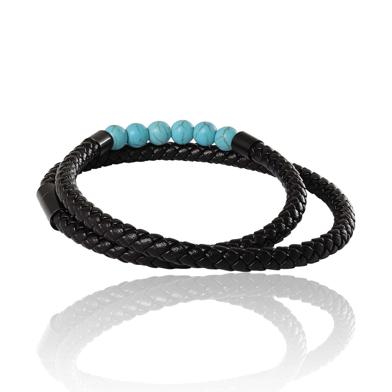 Lucky Brand Turquoise Beaded Bracelet - 16.5''