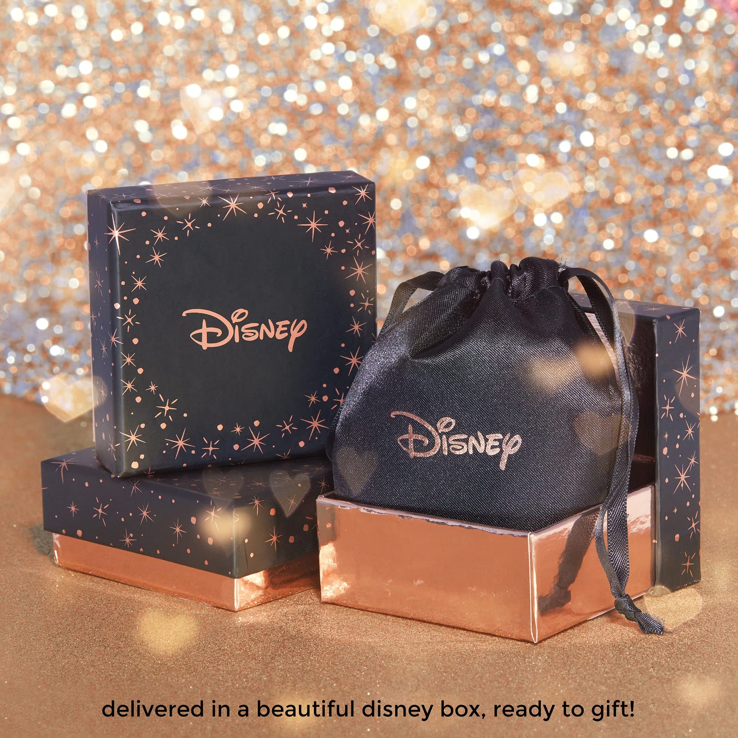 Disney Minnie Mouse Aurora Boreal Crystal Stud Earrings, Flash-Plated Earrings Official License