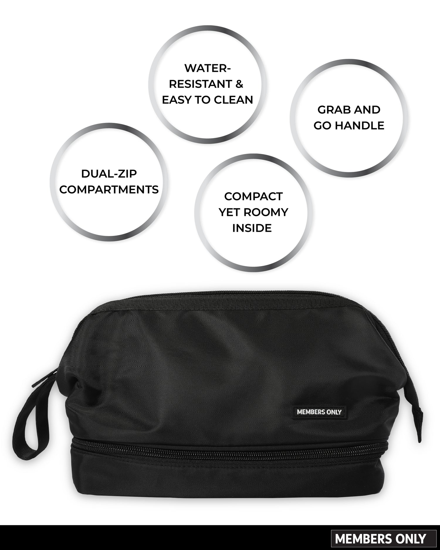 Travel Pouch with Zipper Closure