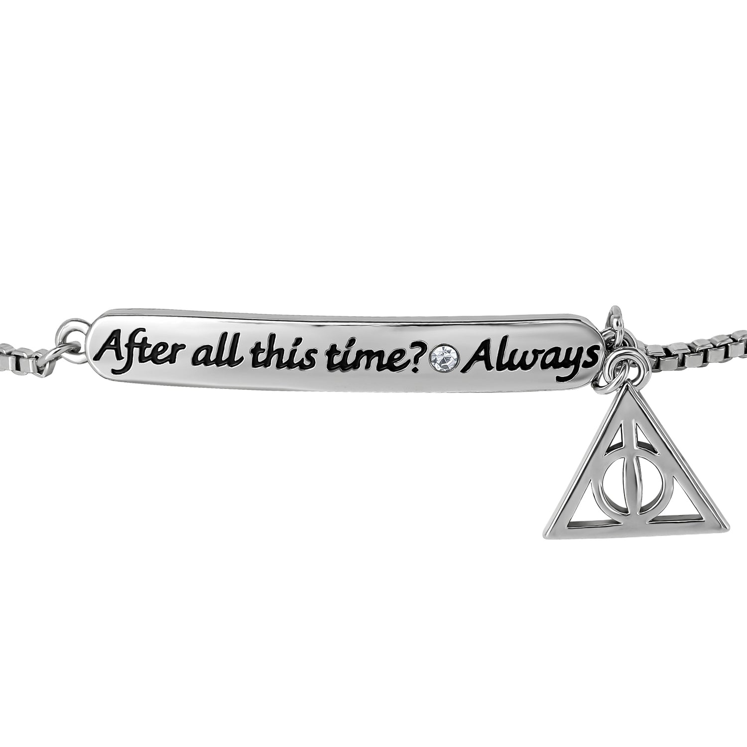Harry Potter Always Bracelet for Women with Deathly Hallows Charm
