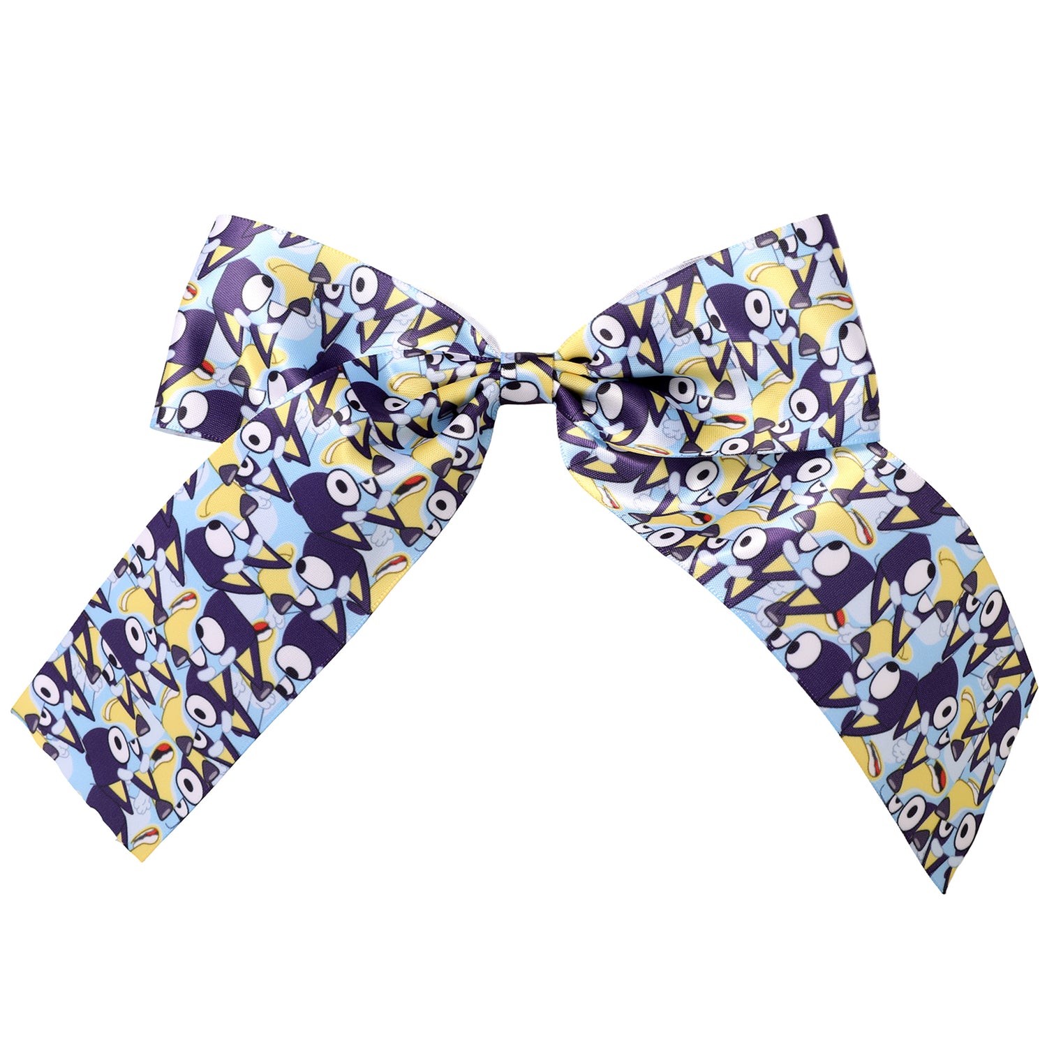 Bluey Hair Bow Barrette Clip Official License, Large Bow Clip for Hair