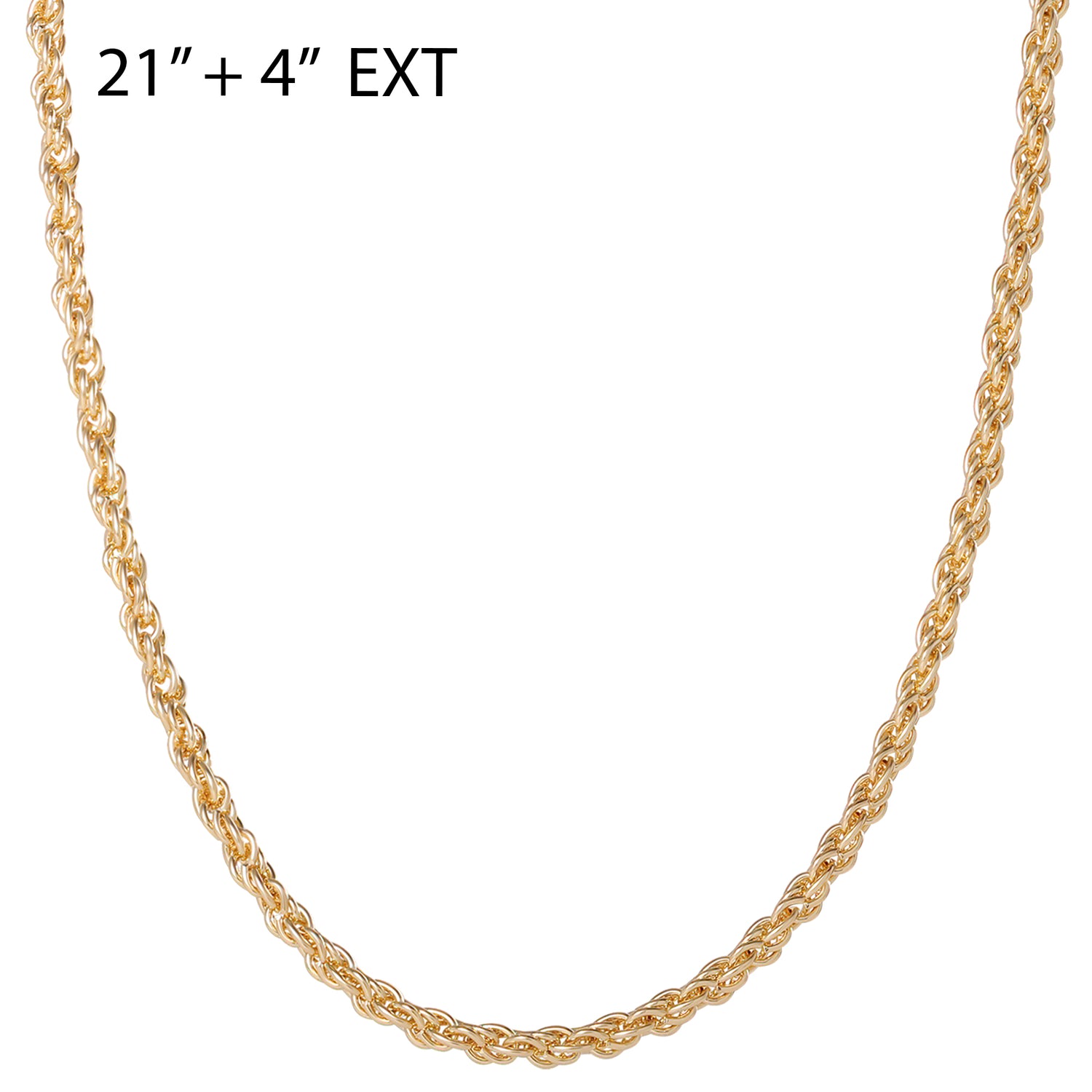 Jessica Simpson Layered Chain Necklace with Turquoise Pendant