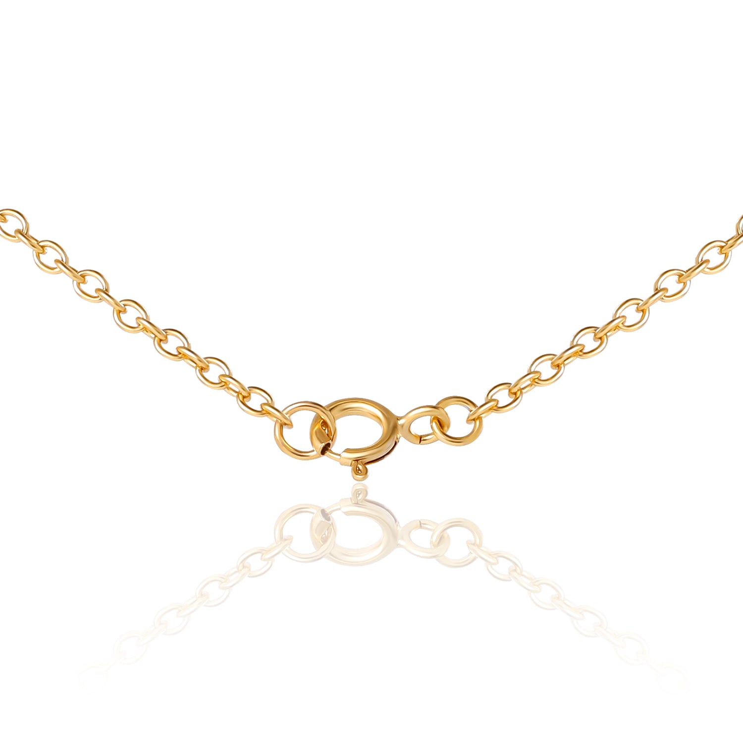 Hello Kitty Face and Heart Necklace 18", Yellow Gold-Plated Sterling Silver with Created Pink & White Sapphire, Official License