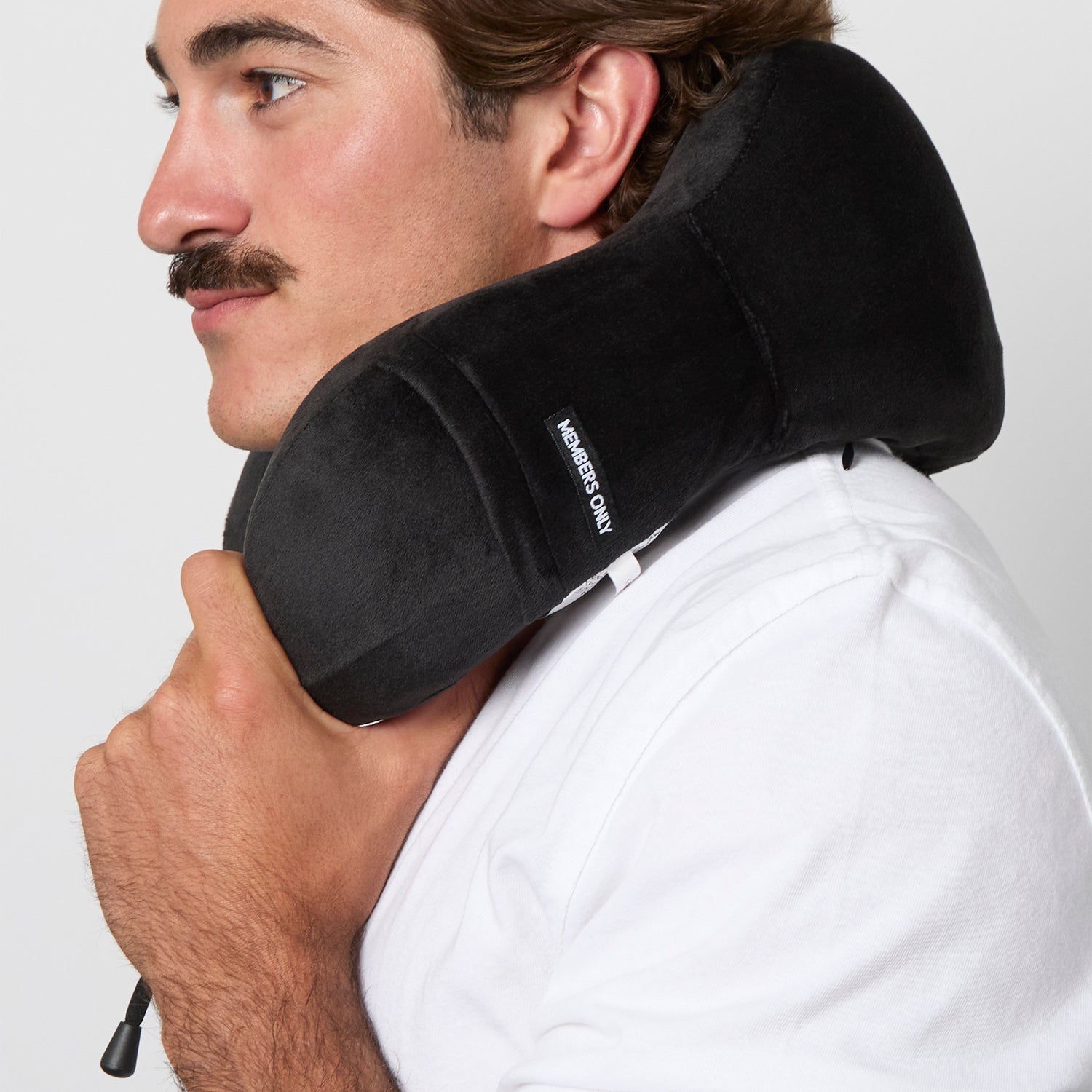 MEMBERS ONLY BLACK NECK PILLOW