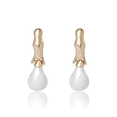 BCBG Hoop Post Drop Earring