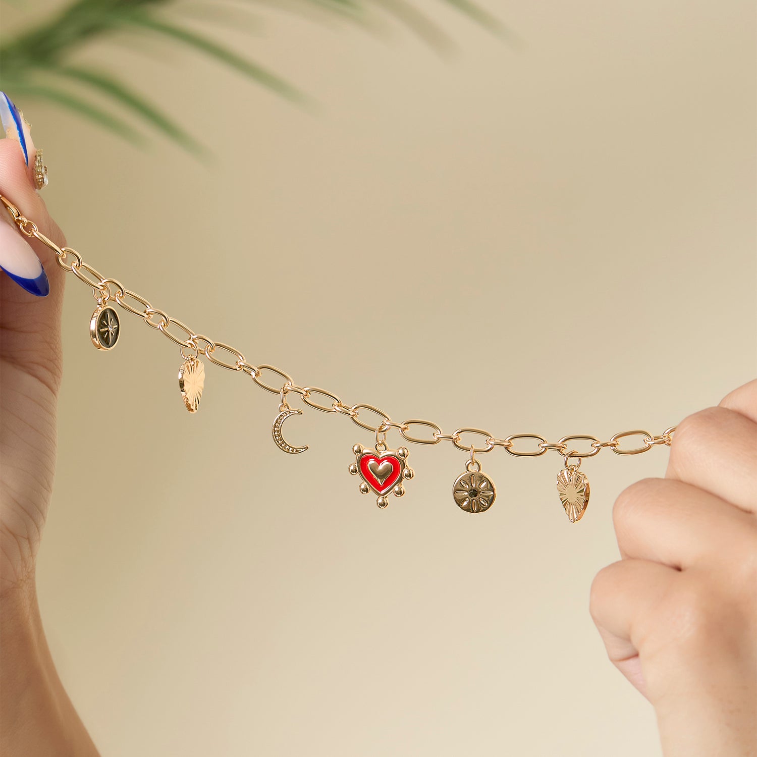 Jessica Simpson Gold-Tone Charm Bracelet