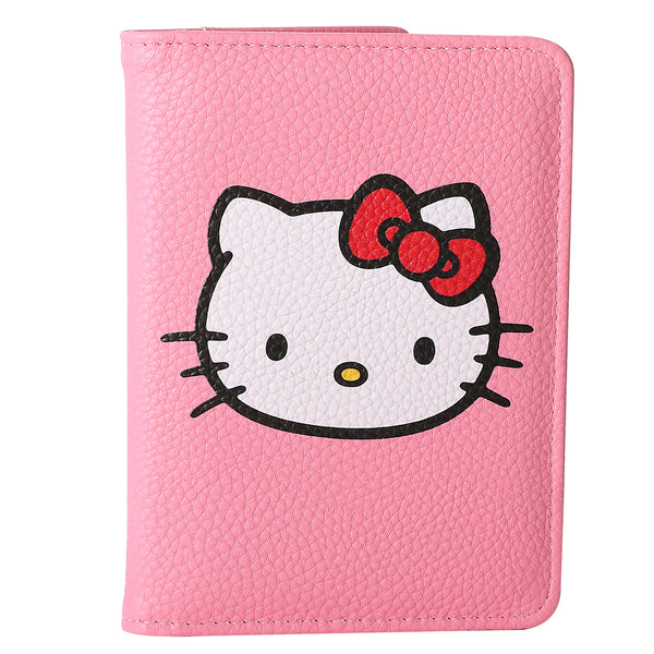 Hello Kitty Pebbled Pink Passport Holder for Travel Official