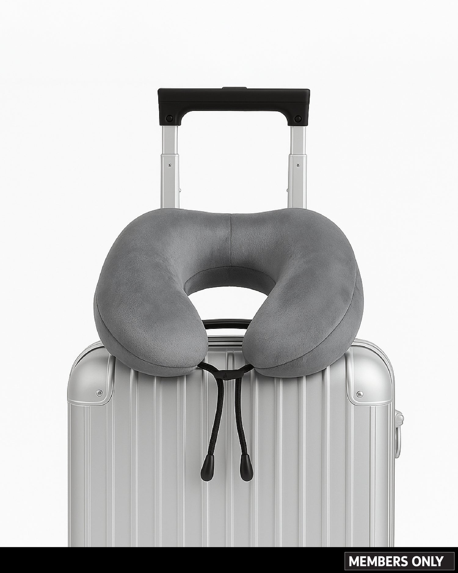 MEMBERS ONLY GRAY NECK PILLOW