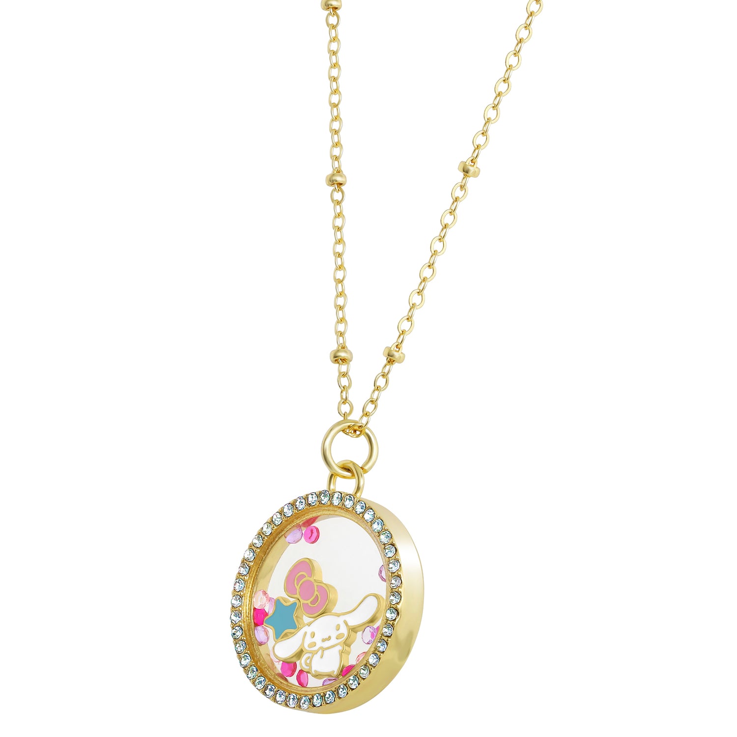 Sanrio Cinnamoroll Necklace Official License, Shaker Pendant