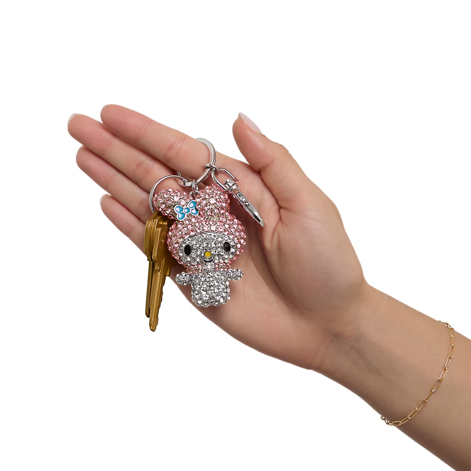 My Melody Pavé Keychain Bag Charm – Officially Licensed Sanrio