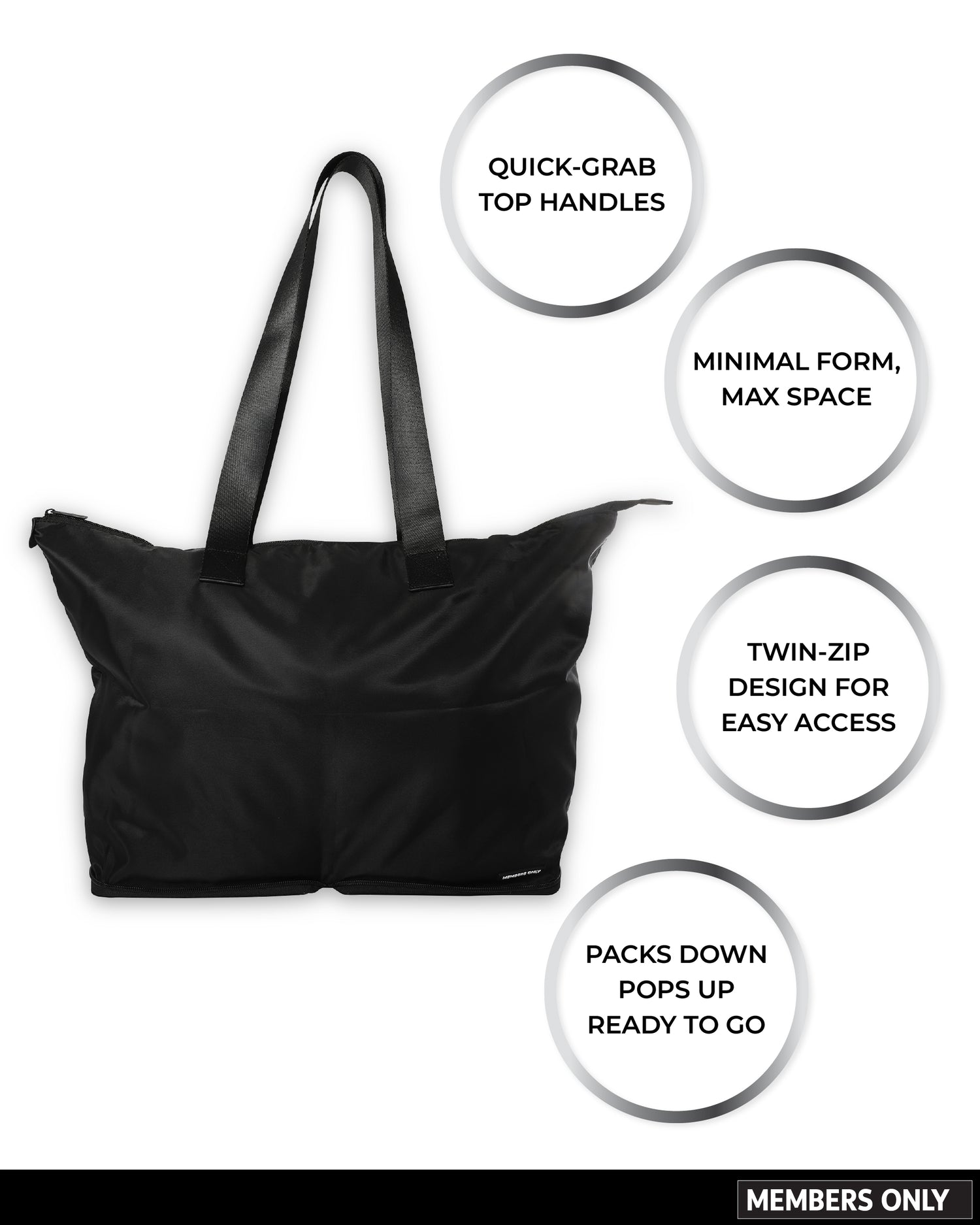 MEMBERS ONLY PACKABLE TOTE