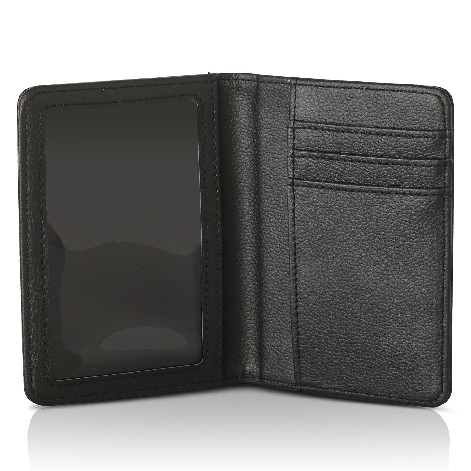 MEMBERS ONLY RFID BLACK DEBOSSED PASSPORT HOLDER