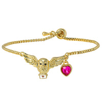 Harry Potter Hedwig Bracelet for Women Official License, Adjustable
