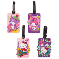 Hello Kitty Luggage Tag for Suitcases 4-Pack, Cute Luggage Tags, Sanrio Gifts for Travel