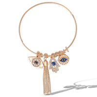 Jessica Simpson Evil Eye Collar Bracelet