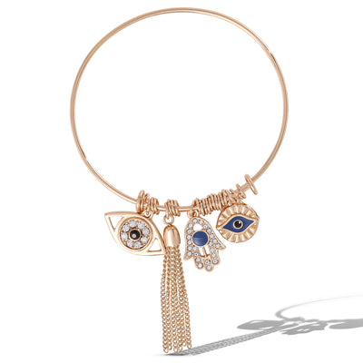Jessica Simpson Evil Eye Collar Bracelet