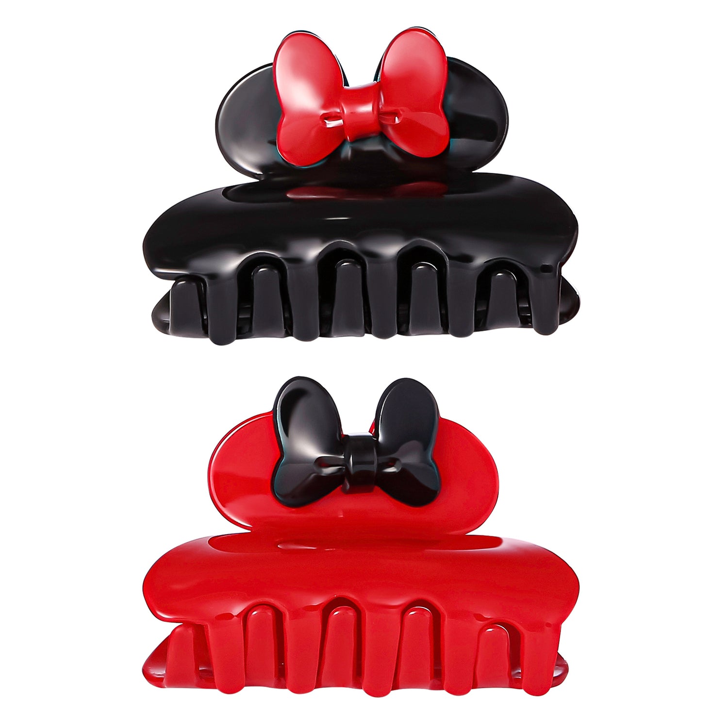 Disney Minnie Mouse Claw Clip Medium 2-Piece Set Official License