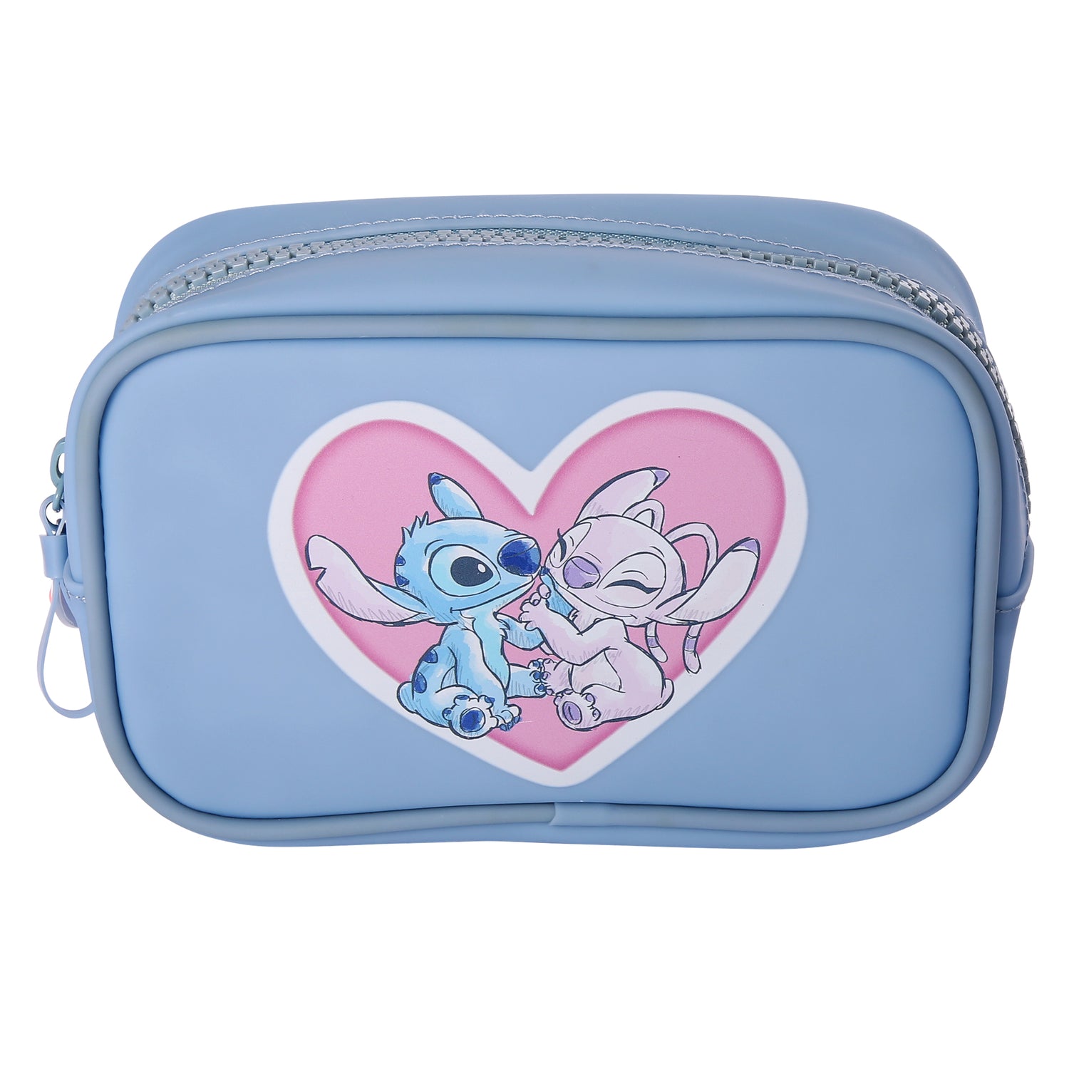 SALLY ROSE Angel and Stitch Makeup Bag Official License, Disney Makeup Bag for Traveling