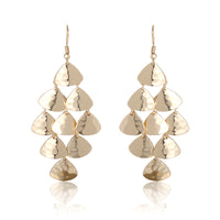 BCBGeneration Layered Triangle Drop Earrings