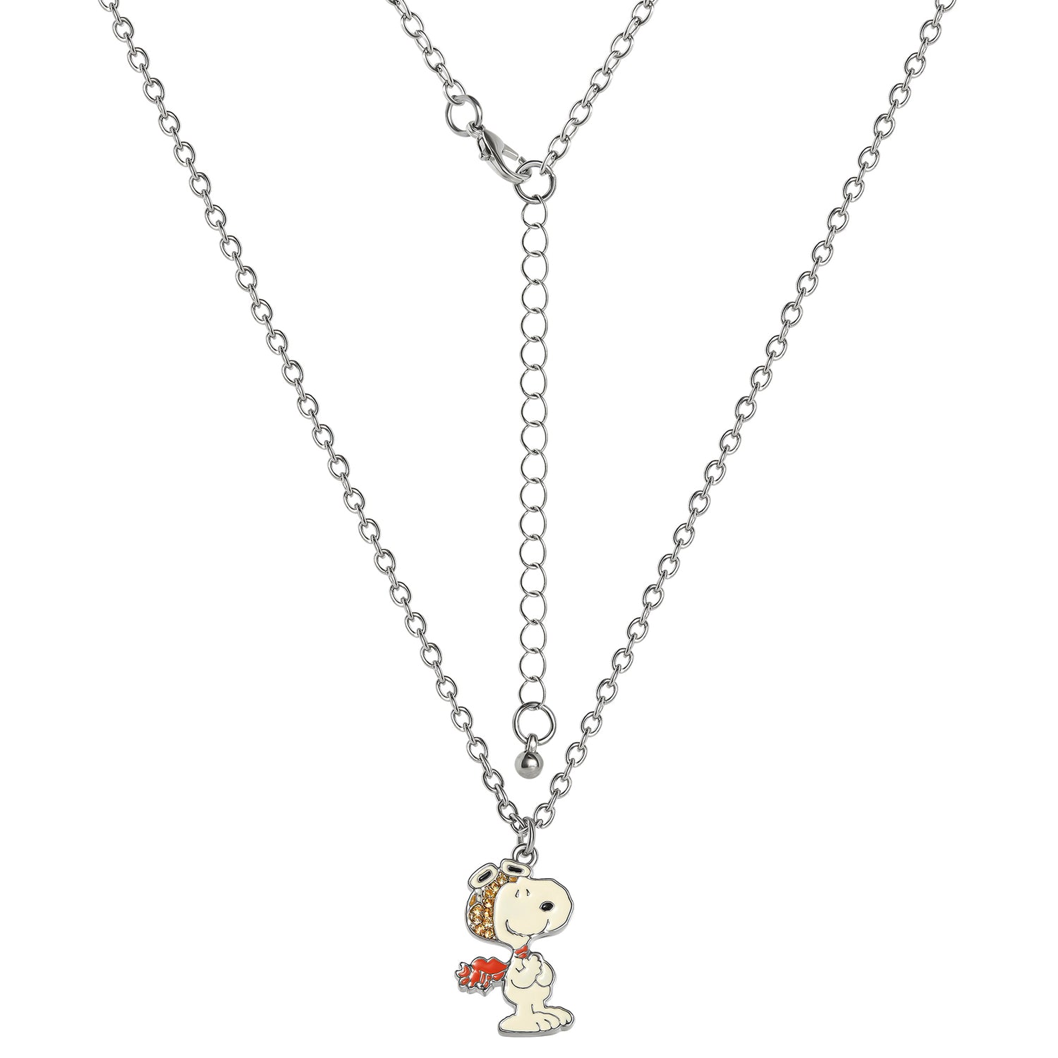 Peanuts Flying Ace Snoopy Necklace for Women Official License